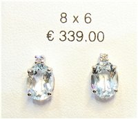 Pendientes Bibigi Mujer Pret-A-Porter in Oro blanco Acquamarina 0.46 Ct OH0001AM286 - OH0001AM286
